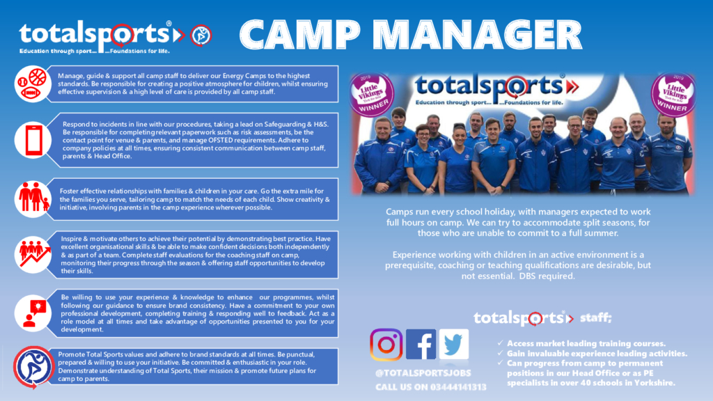Camp Manager Spec