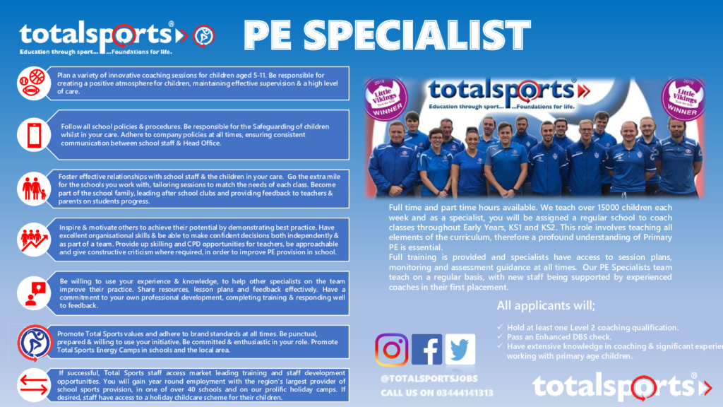 PE Specialist Spec